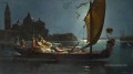 La lune de miel a Venise Jean Jules Antoine Lecomte du Nouy réalisme orientaliste